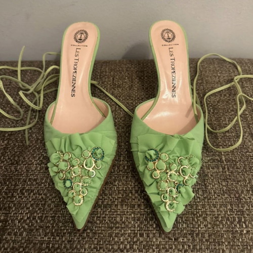Les Tropeziennes green pumps size 37 new without tag