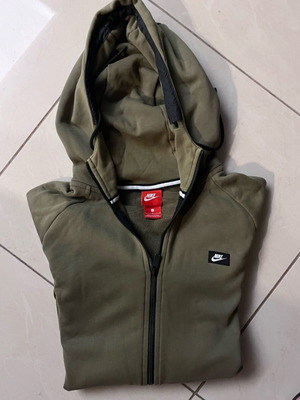 Ζακέτα Nike αντρική sportswear με κουκούλα σαν καινούργια, πράσινη μέγεθος L