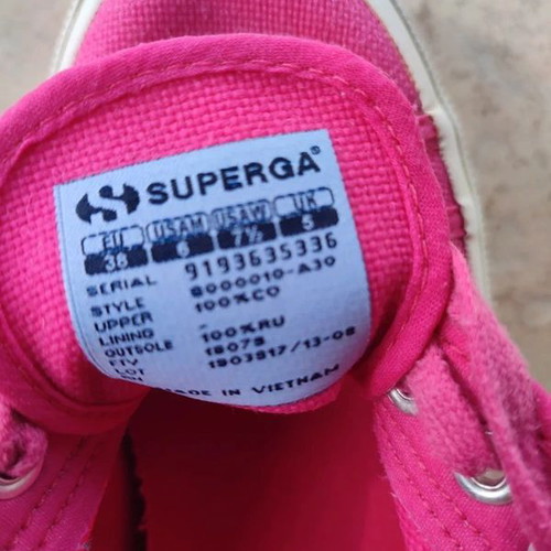 Superga 2750 Cotu Classic sneakers size 38 like new, pink
