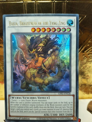 Yugioh Baxia Brightness of the Yang Zing like new