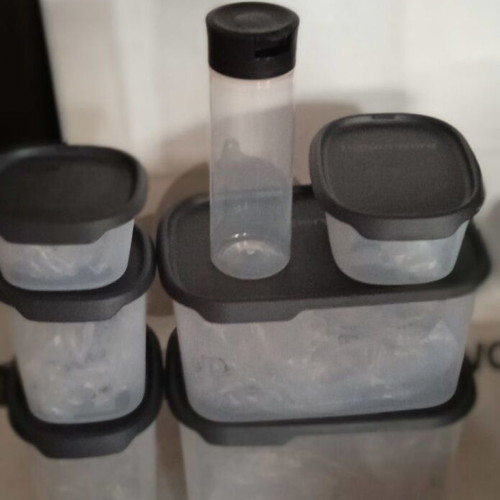 Σετ Μόντουλαρ Φρές και Μελιέρα Tupperware 6 τεμαχίων Καινούργιο