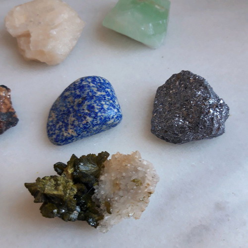 Rocks like new, collection of various types
