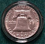  SILVER ½ Dollar 1962 "Franklin Half Dollar".
