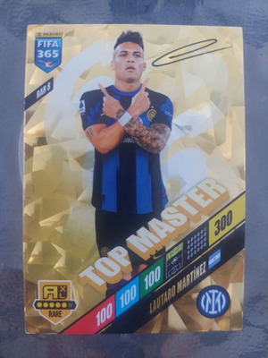 Panini 365 Top Master Lautaro Martinez card