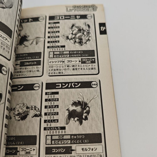 Pokemon Handbook strategy guide used, vintage Japanese book