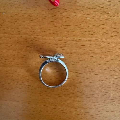 Morgan ring like new, silver with box