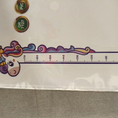 Growth height measurement wall sticker for kids, two designs