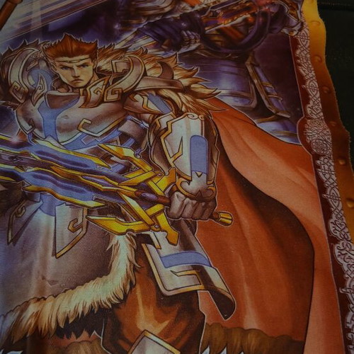 Yu-Gi-Oh Noble Knights of the Round Table Playmat used, 59x35.5cm