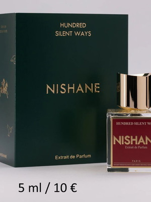 Hundred Silent Ways by Nishane decant 5 ml new