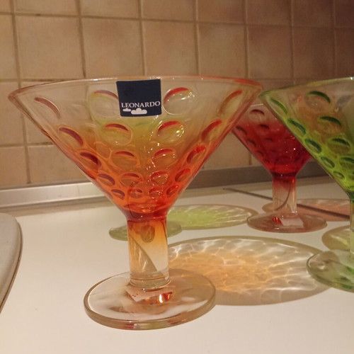 Leonardo glass ice cream bowls new