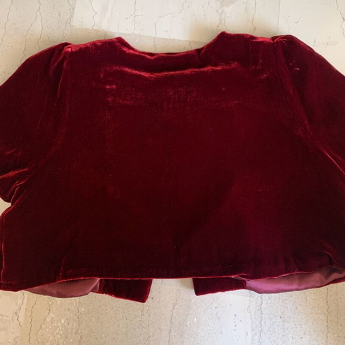 Ballet jacket like new, red bolero