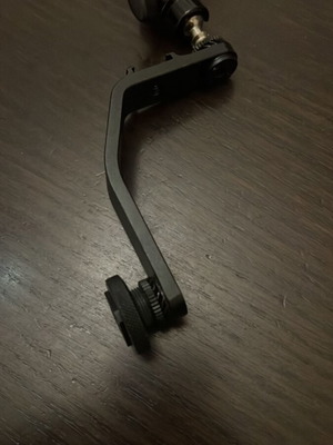 Metal L-Bracket for camera with ball head used