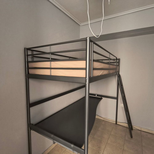 IKEA Svarta loft bed with extra desk like new