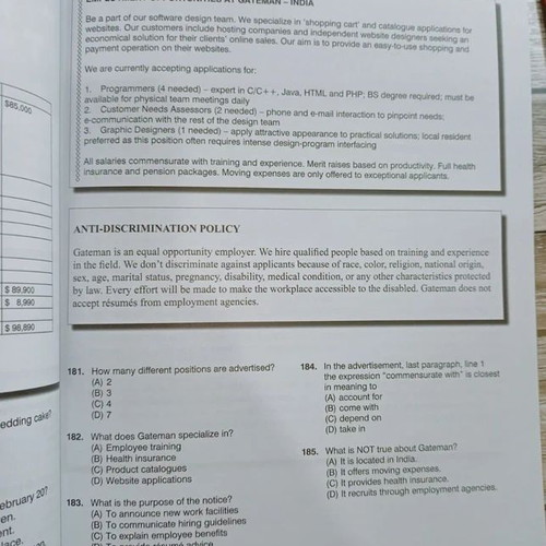 B2 Practice Exams for the TOEIC Test with Strategies, new
