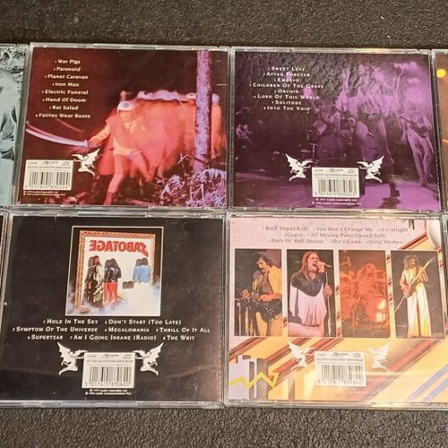 Black Sabbath discography part 1 8 CDs used, 1970-1978