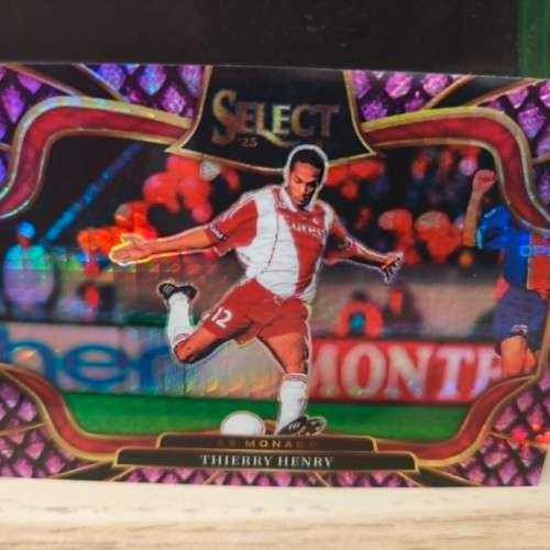 2025-26 Select Ligue 1 Thierry Henry Purple Dragon Scale Card #248 new