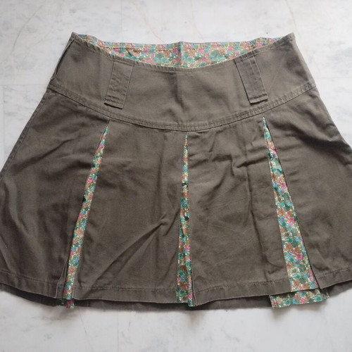Cargo skirt like new, pink and green, size M