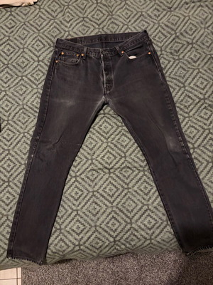 Levi's 501 Original Straight Jeans used, black, W36 L32, vintage style