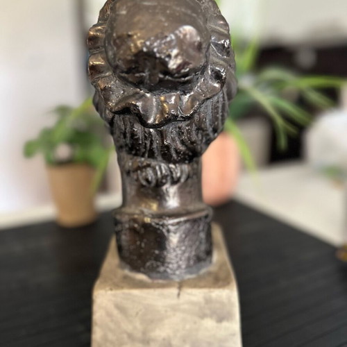 Collectible bust new, copper plated