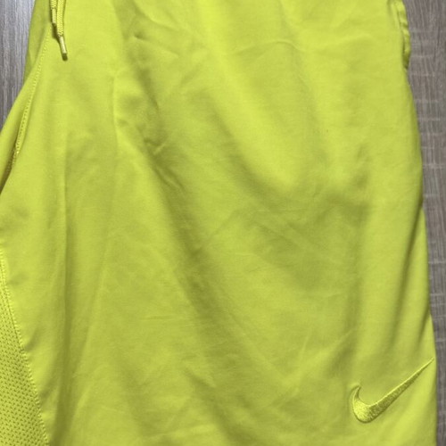 Nike Dri-FIT Shorts used, neon yellow, size 2XL