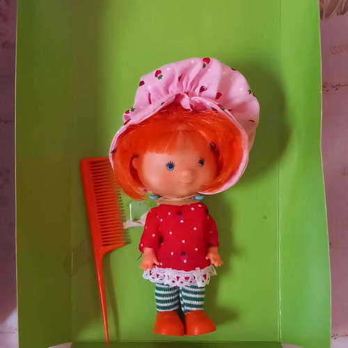 Strawberry Shortcake Lyra doll new with polka dot dress and poster