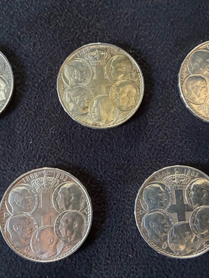 Ασημένια 30δραχμα 1963 Πέντε Βασιλείς σαν καινούργια, πακέτο 10