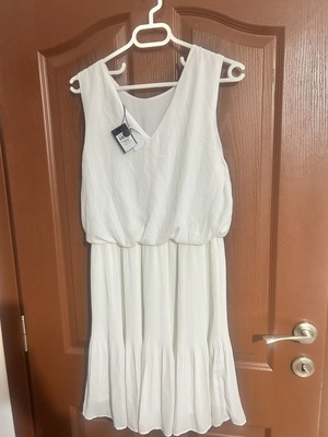 Vero Moda White Dress Size L New with Tag