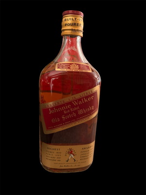 Johnnie Walker Red Label 1,75L vintage σφραγισμένη φιάλη με κουτί