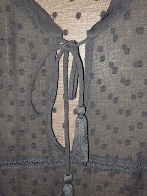Τουνίκ πουά μαύρο σαν καινούργιο για small-medium