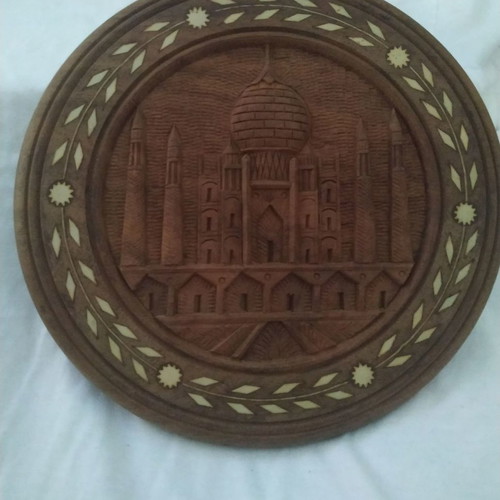 Wooden carved wall decoration