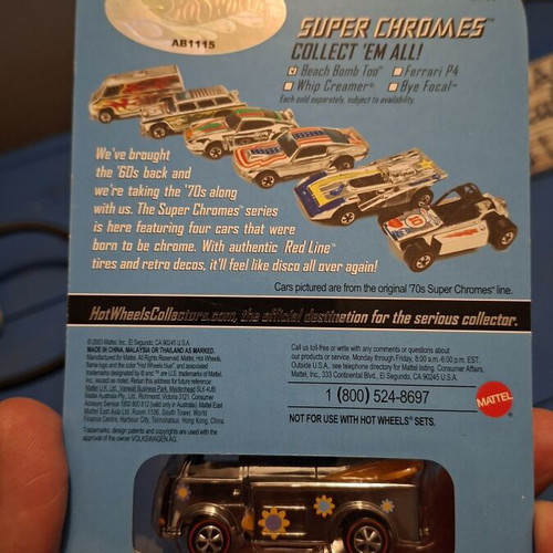 Hot Wheels Beach Bomb Too Super Chromes RLC #2736/12500 new