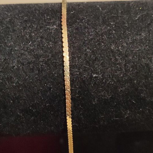 Gold 14K bracelet chain 19cm new