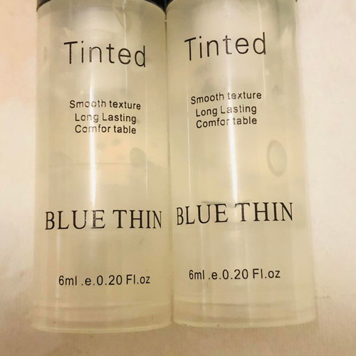 Set of 2 Blue Thin Tinted Face Primers used, 6 ml each