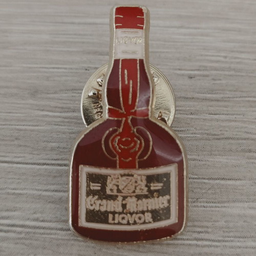 Small Grand Marnier Liovor promotional pin used