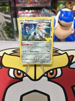 Pokemon card Solgaleo holographic καινούργιο, celebrations