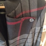 Alexander McQueen long jacket with check pattern like new