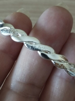Elegance adjustable silver bracelet