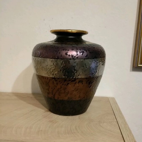 Decorative vase like new, ceramic 17x14 cm