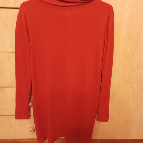 Makó dress medium new, red with buttons and pockets