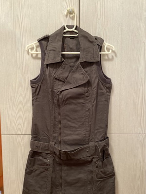 Φόρεμα Attrattivo αμάνικο γκρι σαν καινούργιο, μέγεθος S