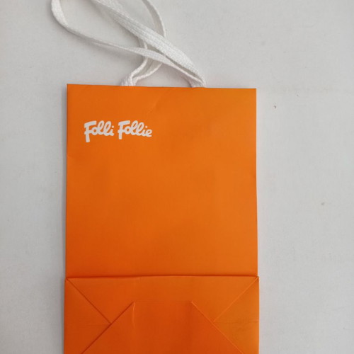 Folli Follie packaging paper bags used