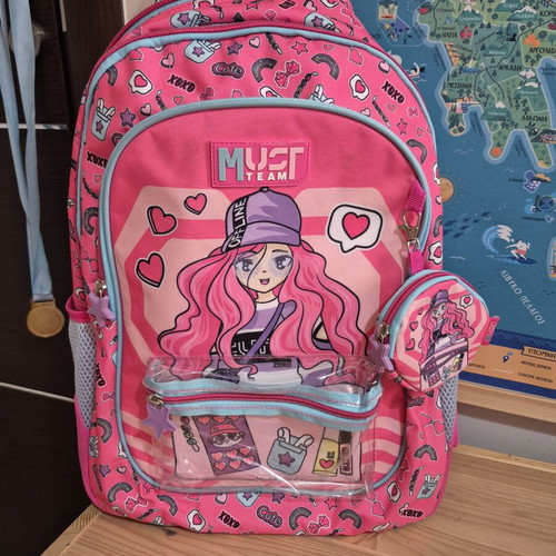 Must Team Off Line backpack with multiple compartments