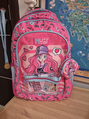 Must Team Off Line backpack with multiple compartments