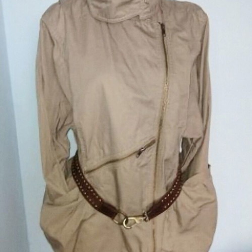 Γυναικείο παρκά H&M, unisex, χρώμα φιστικί