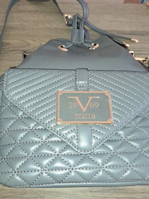 Versace V1969 shoulder bag like new, gray