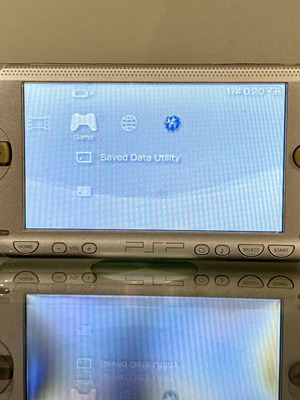 Sony PlayStation Portable PSP-1000 ασημί σαν καινούργιο με WiFi και USB φορτιστή
