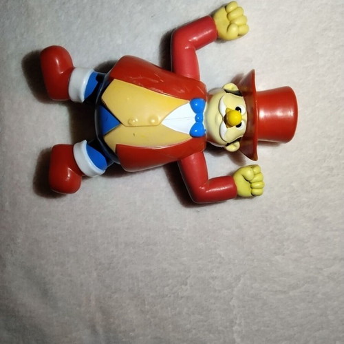 Vintage retro mechanical toy figures set used