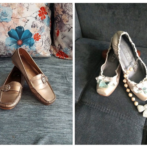 Damart low shoes and Apepazza ballerinas used, size 37