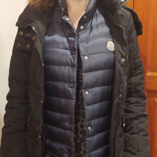 Moncler Liana Down Vest Blue-Black New