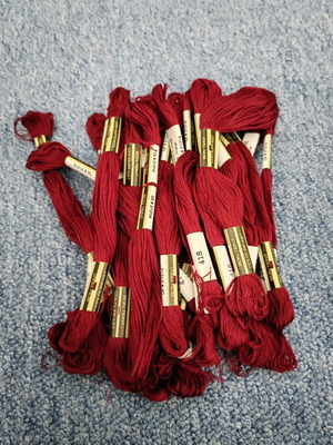Bon Teint threads like new, pack of 22 skeins, color code 418